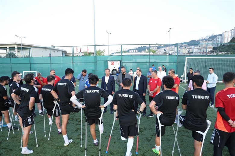 EAFF 2025 Ampute Futbol Uluslar Ligi Şampiyonası Öncesi Moral Ziyareti